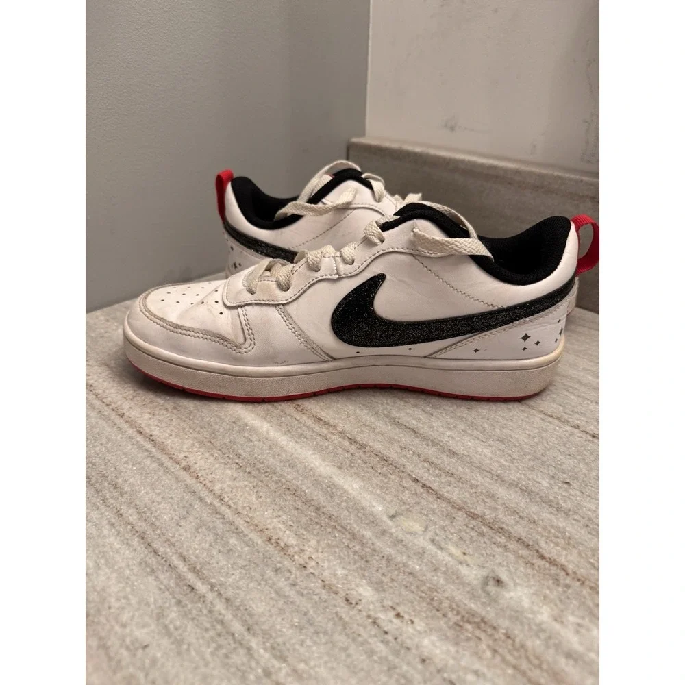 Nike Court Borough Low 2 SE Glitter Size 7Y Walking Travel School‎ Work